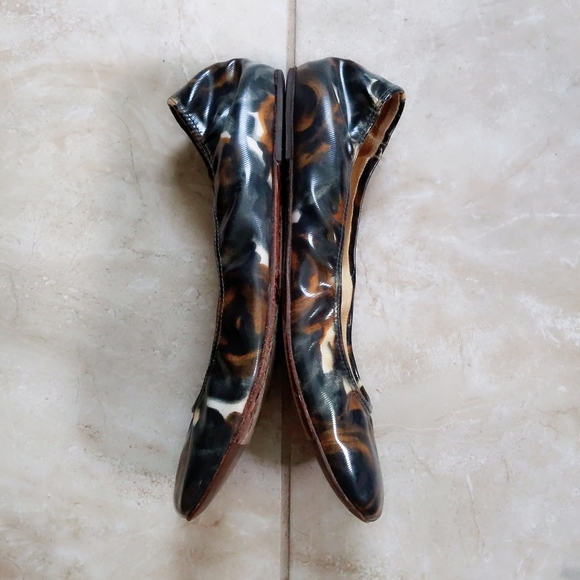 Rare! Lanvin Ete 2007 Archival Watercolor Rose Print Ballet Flats IT 41 - Picture 3 of 8